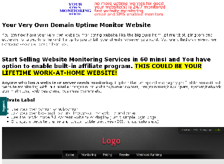 cheap Your Very Own Domain Uptime Monitor Website