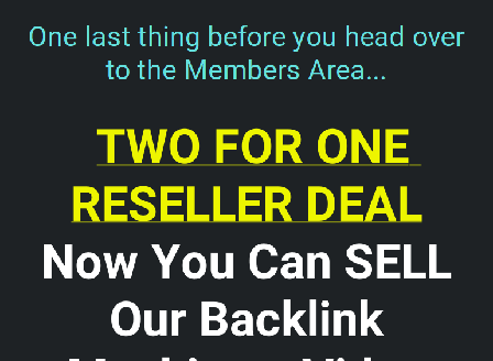 cheap Backlink Machine v3 - Resellers License