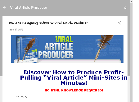 cheap Viral Article Producer
