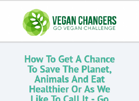 cheap VeganChangers-28 Days Go Vegan Challenge!