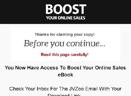 cheap Boost Your Online Sales Video Upgrade Master Resell Rights License