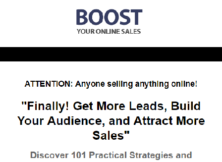 cheap Boost Your Online Sales