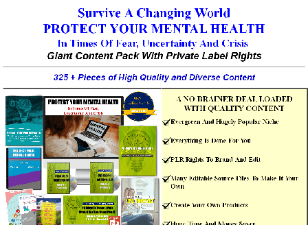 cheap [Quality Giant PLR] Survive Changing World