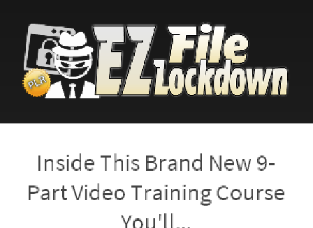 cheap EZ File Lockdown - PLR Videos