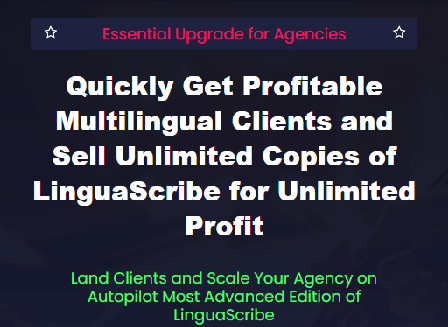 cheap LinguaScribe Agency Elite Yearly