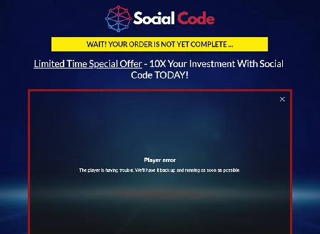 cheap Social Code 10x Upgrade