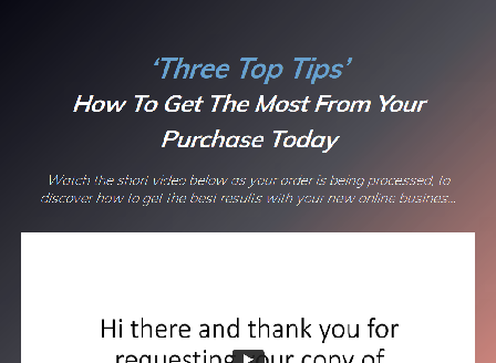cheap Three Top Tips