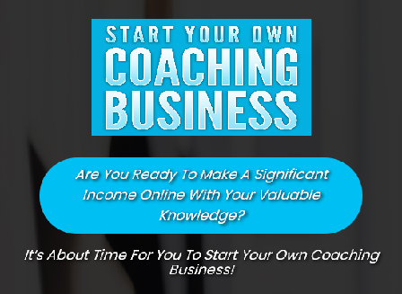 cheap Start Your Own Coaching Business Now