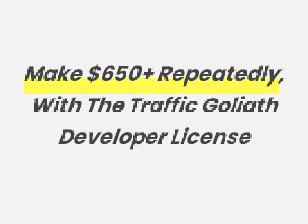 cheap Traffic Goliath Unlimited-Site Developer License