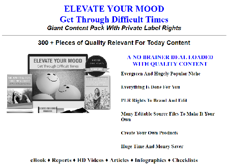 cheap [Quality PLR] Elevate Your Mood