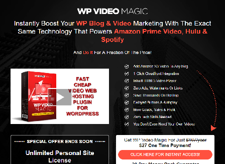 cheap WP Toolkit: Video Magic