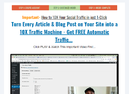 cheap 1-Click Social TRAFFIC for Unlimited Sites