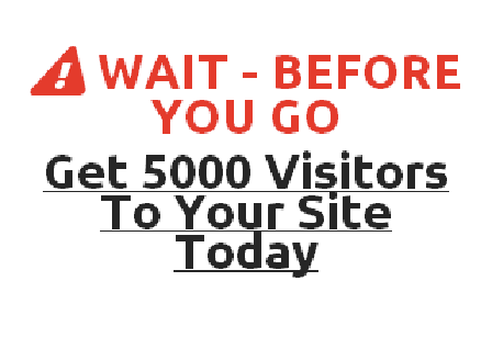 cheap 1-Click TrafficforU 5000 Visitors Package