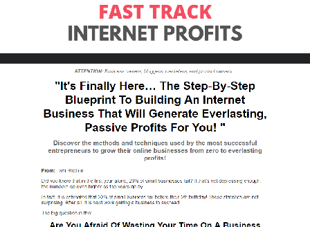 cheap Fast Track Internet Profits