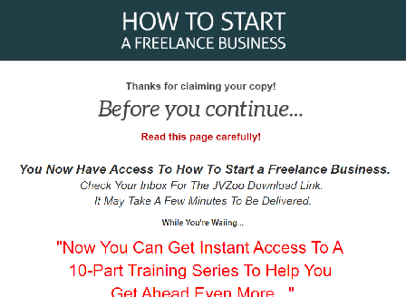 cheap How To Start a Freelance Business Upgrade Master Resale Rights