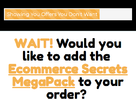 cheap Ecommerce Secrets Megapack