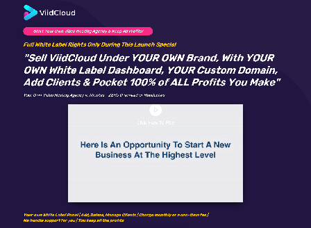 cheap ViidCloud White Label Unlimited