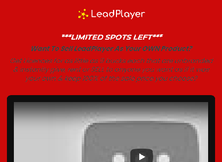 cheap LeadPlayer - White Label 50 Accounts Key