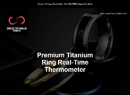 cheap Snazz Temperature Titanium Silver Ring