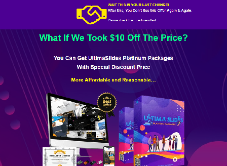 cheap UltimaSlides Platinum Packages + Developer License