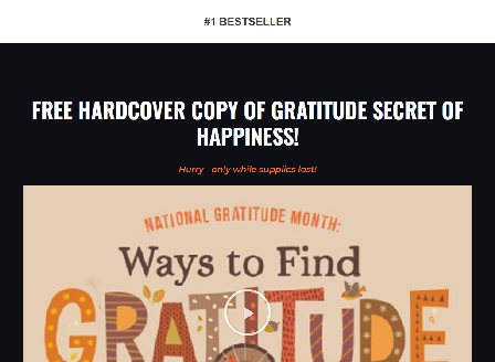 cheap Gratitude Secret of Happiness Free Book