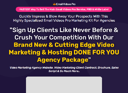cheap Email Videos Pro Agency Kit