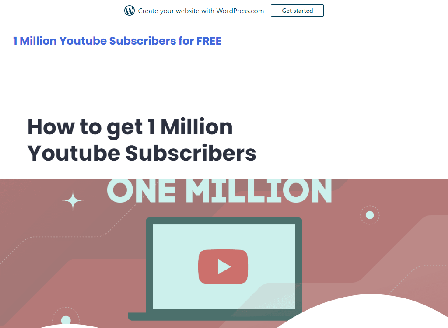 cheap How to get Free 1 Million Youtube Subscribers