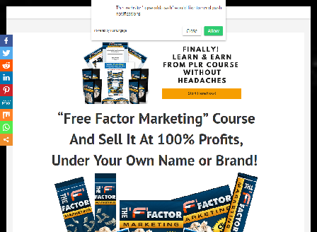 cheap Free Factor Marketing Course