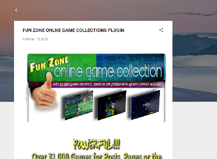 cheap Fun Zone Game Collection Plugin
