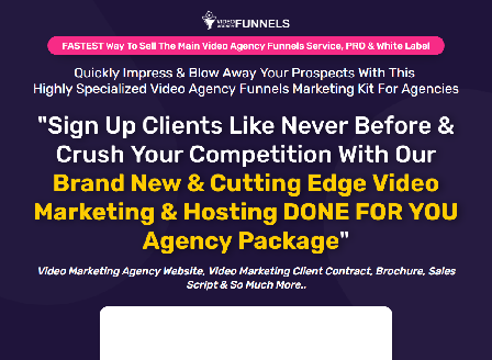cheap Video Agency Funnels Marketing Kit