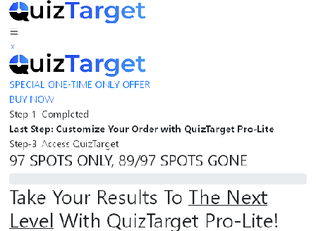 cheap QuizTarget 2022 Pro-Lite