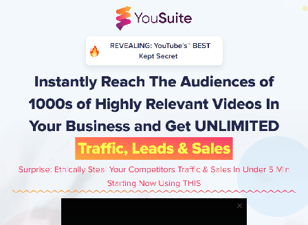 cheap YouSuite Commercial- Ethically Steal Your Competitors Leads