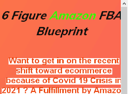 cheap 6 Figure Amazon FBA Blueprint