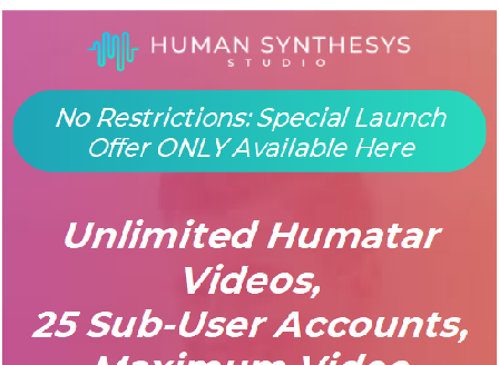 cheap Human Synthesys Studio Agency Lite
