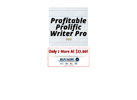 cheap Profitable Prolific Writer Pro