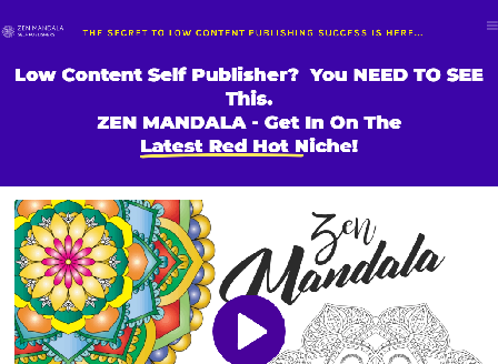cheap Zen Mandala White Label Packs For Self Publishers