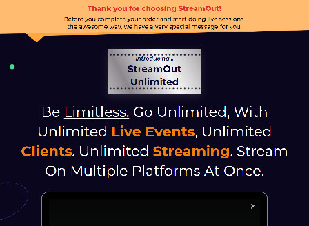 cheap StreamOut Unlimited