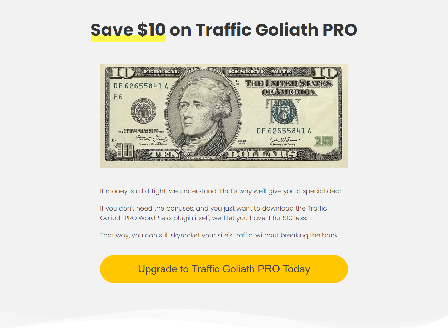 cheap Traffic Goliath PRO Unlimited Site License Deal