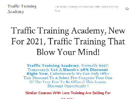 cheap Traffic Training Academy