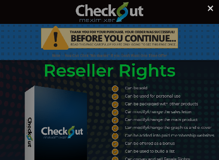 cheap Checkout Maximixer Reseller Rights