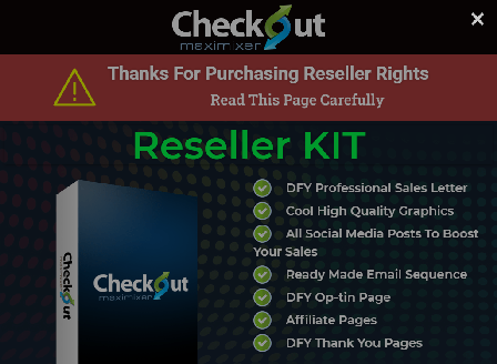 cheap Checkout Maximixer Reseller Kit