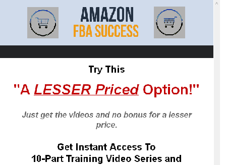 cheap Amazon FBA Success - Silver Package
