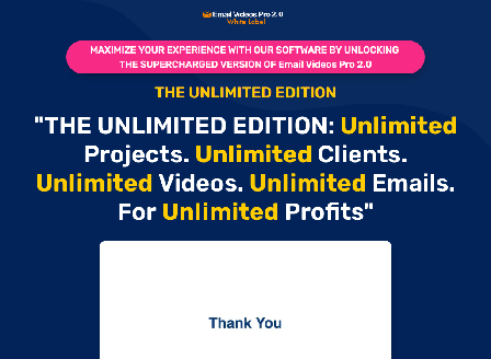 cheap Email Videos Pro 2.0 Unlimited