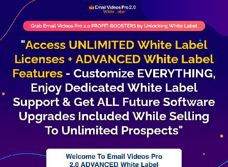 cheap Email Videos Pro 2.0 Unlimited White Label