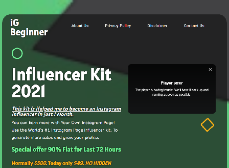 cheap Influencer Kit 2021
