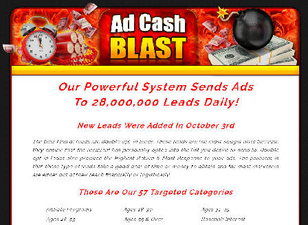 cheap Ad Cash Blast