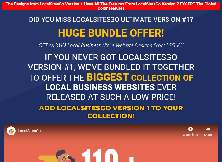 cheap LocalSitesGo Ultimate Version 1 Bundle