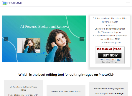 cheap PhotoKit: AI-powered Photo Editor