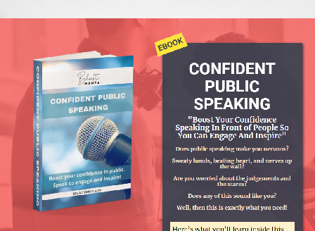 cheap Confident Public Speaking Ebook