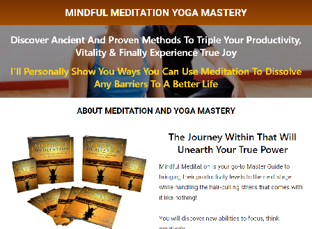 cheap Mindful Meditation Yoga Mastery
